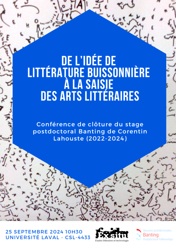 De l’idée de littérature buissonnière à la saisie des arts littéraires [à venir, 25/09/24]