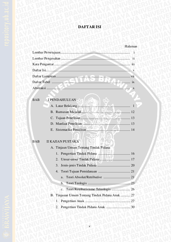 (PDF) Perlindungan Hukum Bagi Anak Pelaku Tindak Pidana Dalam Proses ...