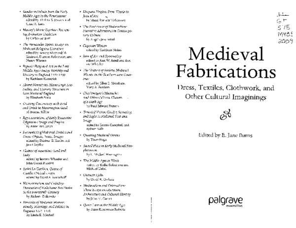 Almería Silk and the French Feudal Imaginary: Toward a Material History of the Medieval Mediterranean