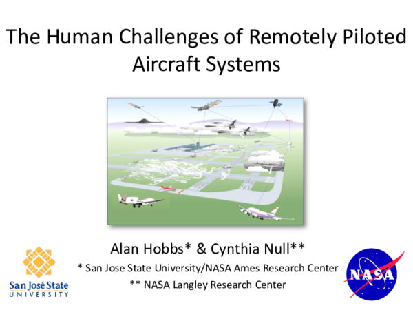 (PDF) The Human Challenges of Remotely Piloted Aircraft Systems