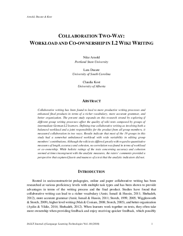 (PDF) Collaboration Two-Way
