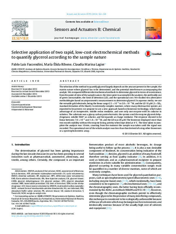 (PDF) Selective application of two rapid, low-cost electrochemical ...