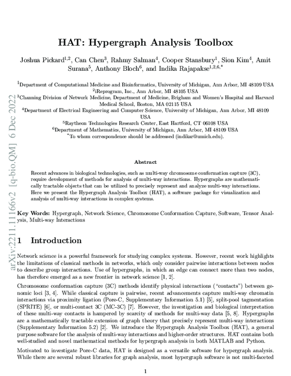 (PDF) Hypergraph Analysis Toolbox for Chromosome Conformation