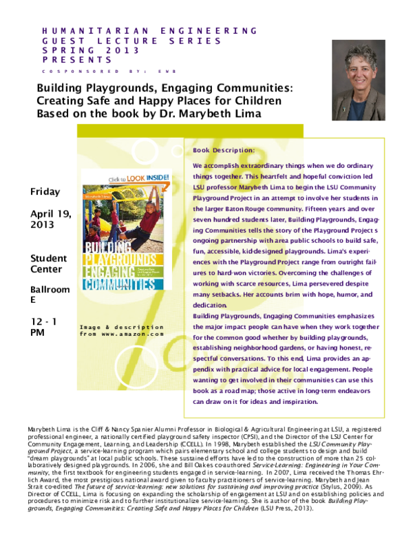 Pdf Building Playgrounds Engaging Communities Creating Safe And
