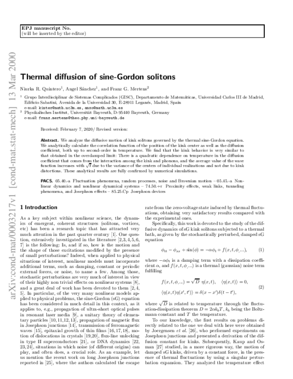 (PDF) EPJ manuscript No