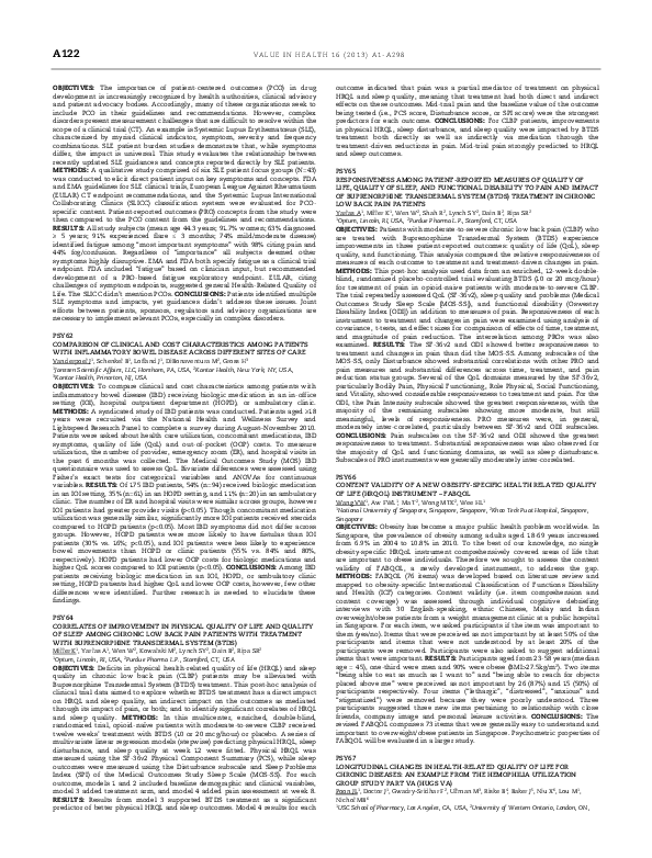 (PDF) Longitudinal changes in health-related quality of life for ...