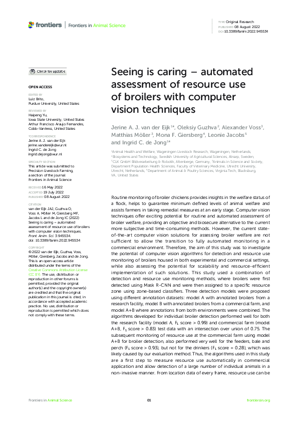 (PDF) Seeing is caring – automated assessment of resource use of ...