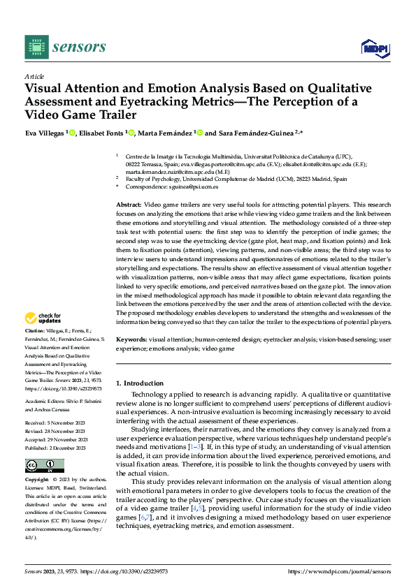 (PDF) Visual Attention and Emotion Analysis Based on Qualitative ...