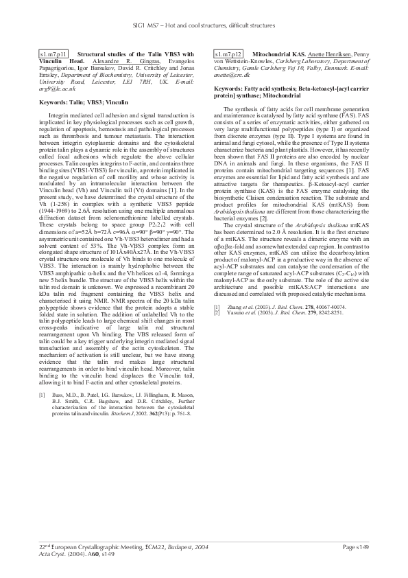(PDF) Mitochondrial KAS