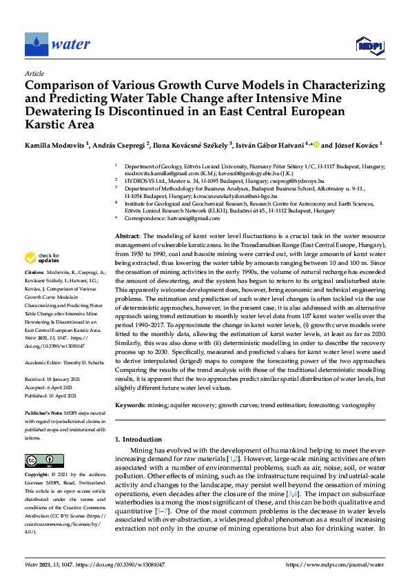(PDF) Comparison of Various Growth Curve Models in Characterizing and ...