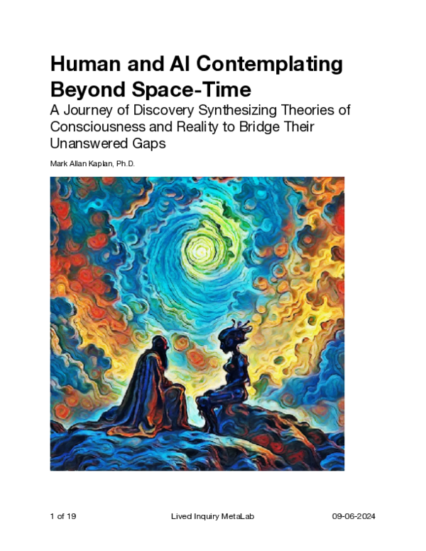 (PDF) Human and AI Contemplating Beyond Space-Time: A Journey of ...