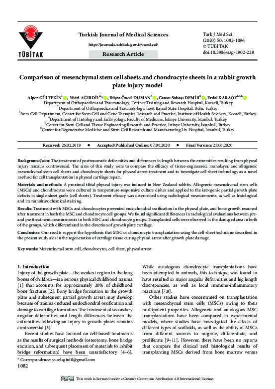 (PDF) Comparison of mesenchymal stem cell sheets and chondrocyte sheets ...