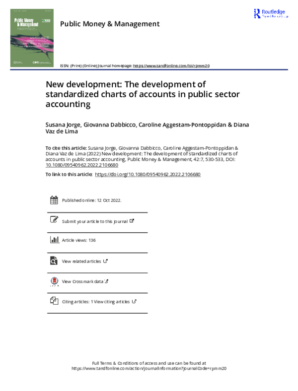 (PDF) New development: The development of standardized charts of ...