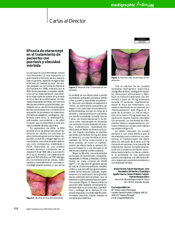 (PDF) Eficacia de etanercept en el tratamiento de pacientes con ...