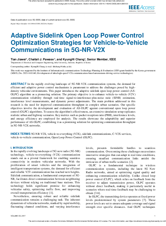 (PDF) Adaptive Sidelink Open Loop Power Control Optimization Strategies ...