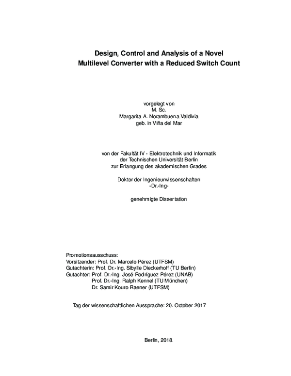 (PDF) Design, control and analysis of a novel multilevel converter with ...