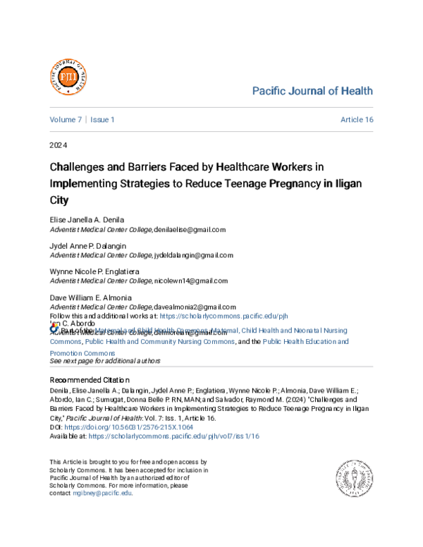 (PDF) Challenges and Barriers Faced by Healthcare Workers in Challenges ...