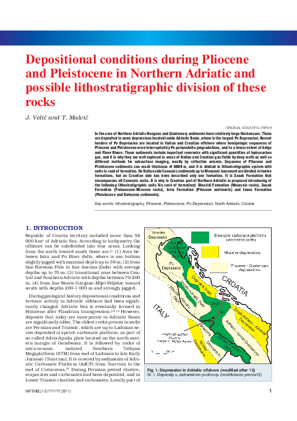 (PDF) Depositional conditions during Pliocene and Pleistocene in ...