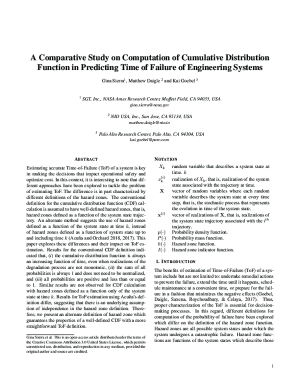 (PDF) A Comparative Study on Computation of Cumulative Distribution ...
