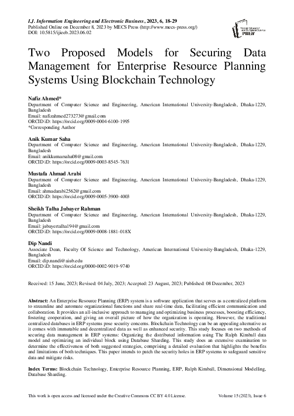 (PDF) Two Proposed Models for Securing Data Management for Enterprise ...