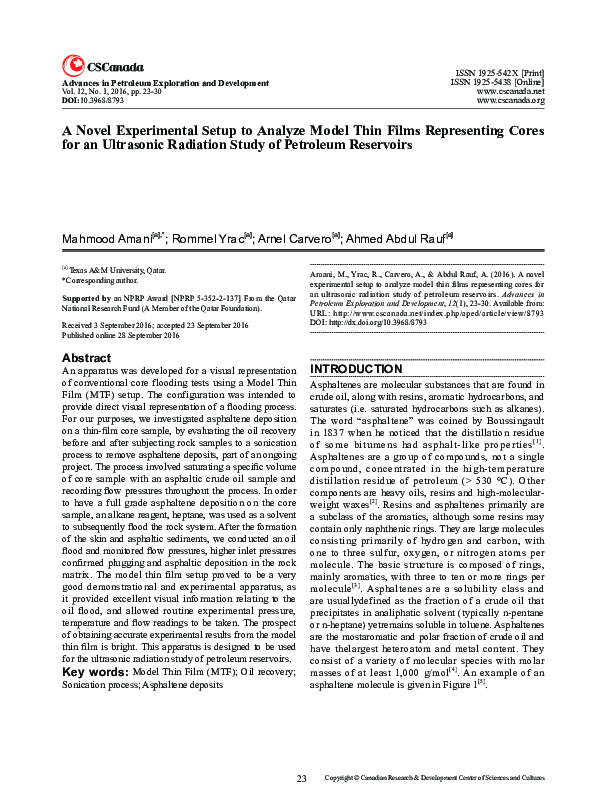 (PDF) A Novel Experimental Setup to Analyze Model Thin Films ...