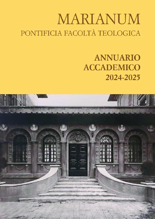 (PDF) Mariology Courses 2024-2025, Marianum Faculty, Rome
