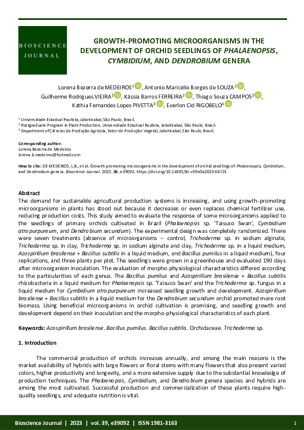 (PDF) Growth-promoting microorganisms in the development of orchid ...