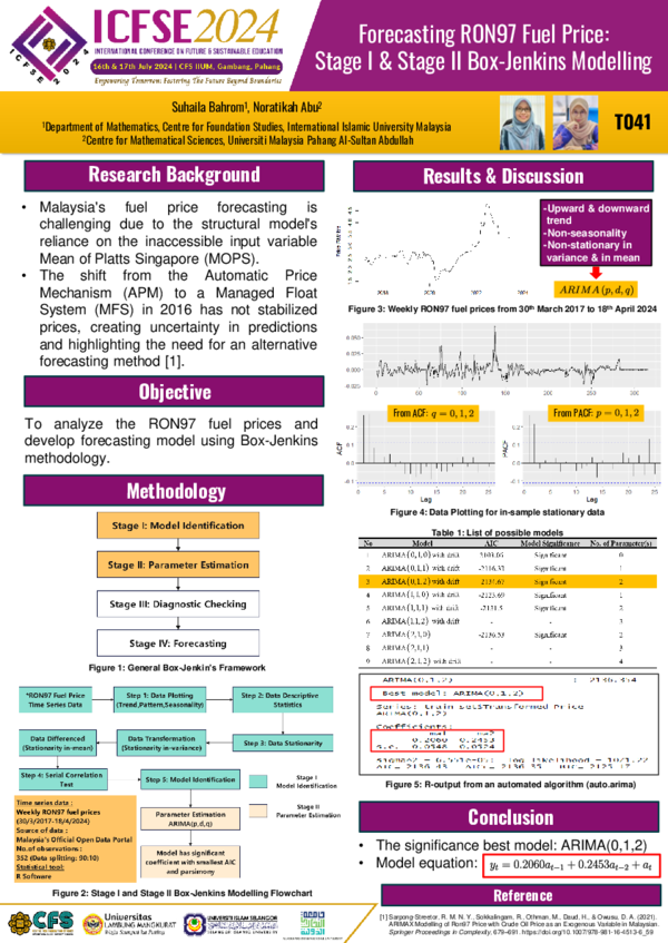 (PDF) Forecasting RON97 Fuel Price: Stage I & Stage II Box-Jenkins ...