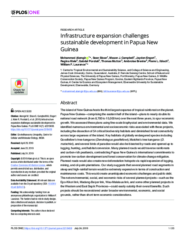 (PDF) Infrastructure expansion challenges sustainable development in ...