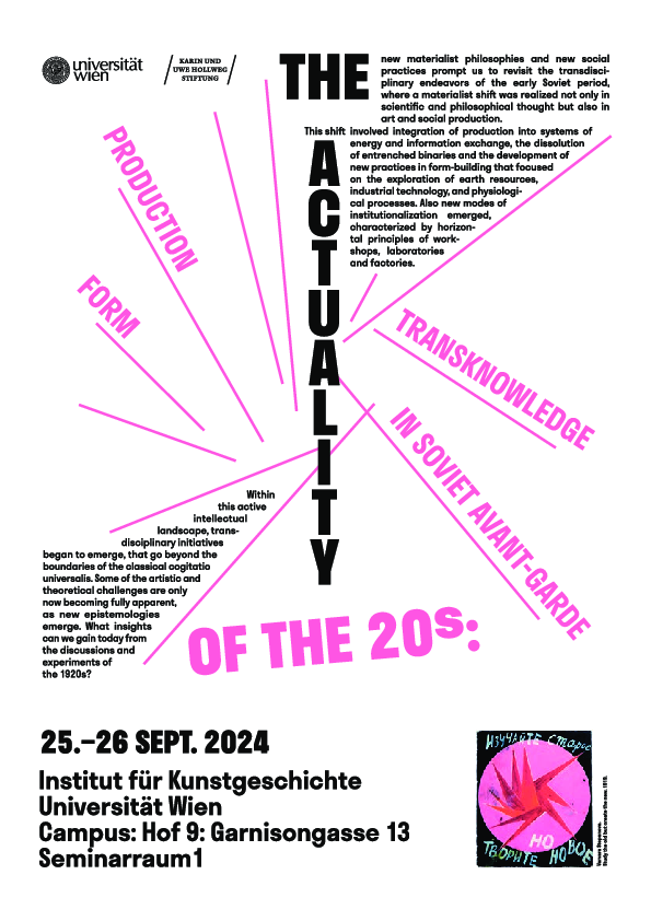 (PDF) The Actuality 20s: Form, Production and Transknowledge in Soviet ...