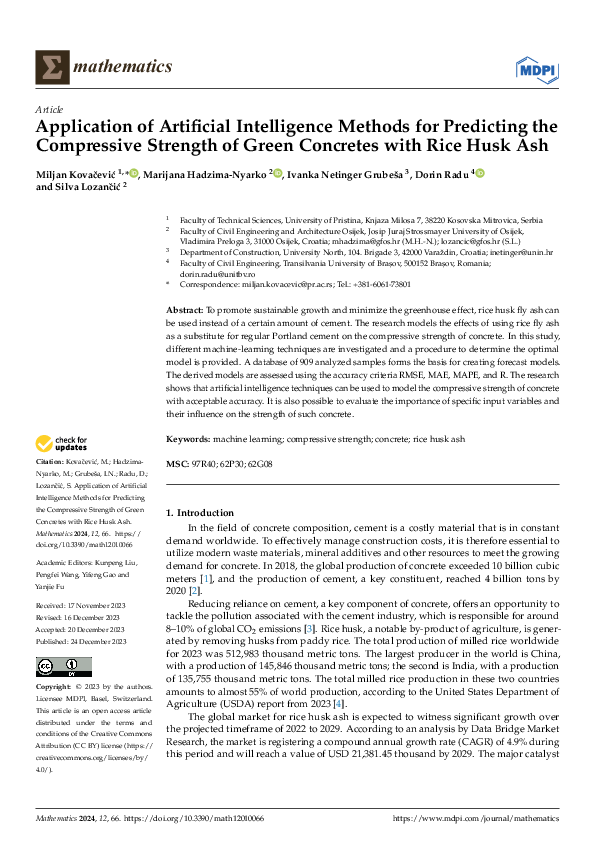 (PDF) Application of Artificial Intelligence Methods for Predicting the ...