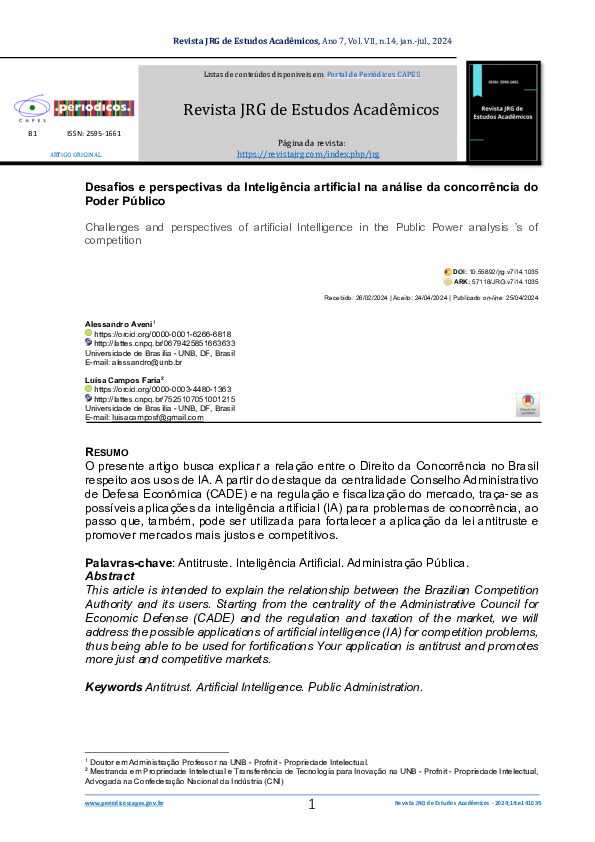 (PDF) Desafios e perspectivas da Inteligência artificial na análise da ...