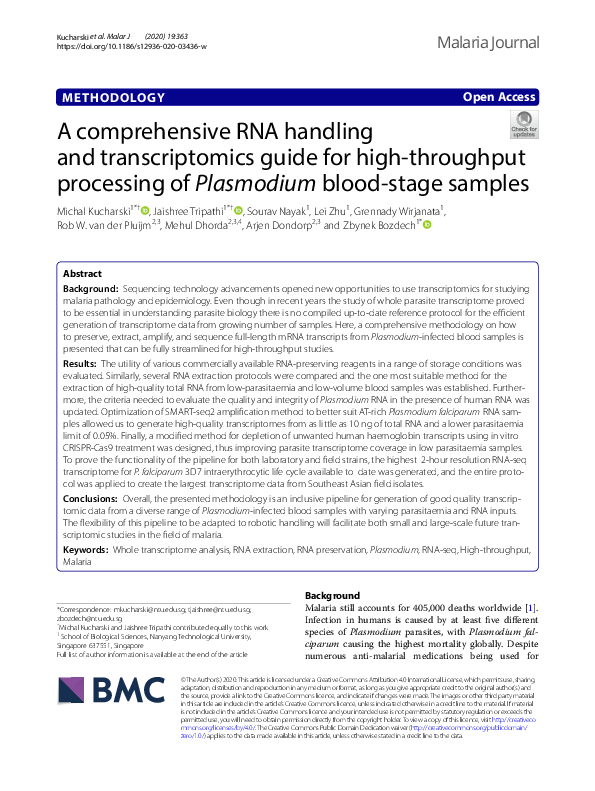 (PDF) A comprehensive RNA handling and transcriptomics guide for high ...