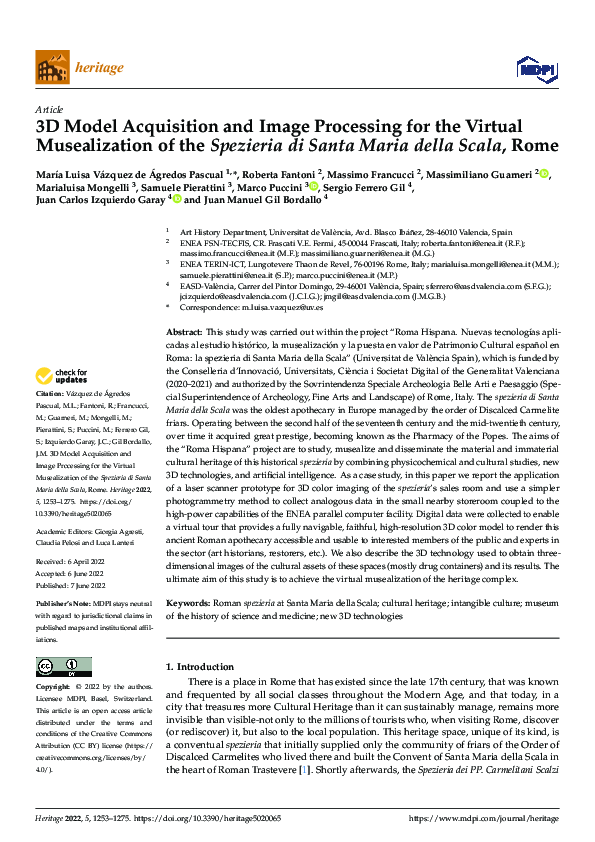 (PDF) 3D Model Acquisition and Image Processing for the Virtual ...
