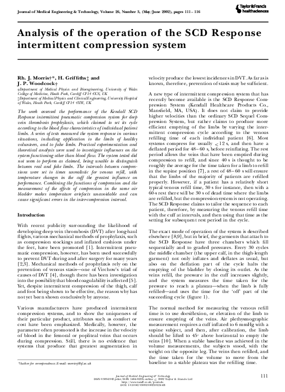 (PDF) Analysis of the operation of the SCD Response intermittent ...