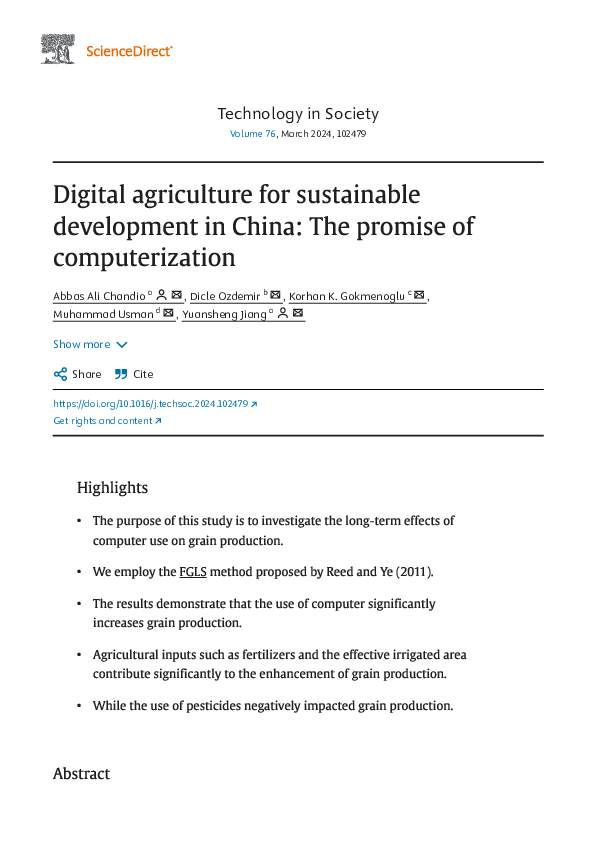 (PDF) Technology in Society