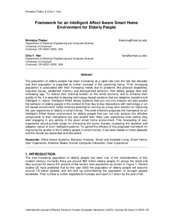 (PDF) Framework for an Intelligent Affect Aware Smart Home Environment ...