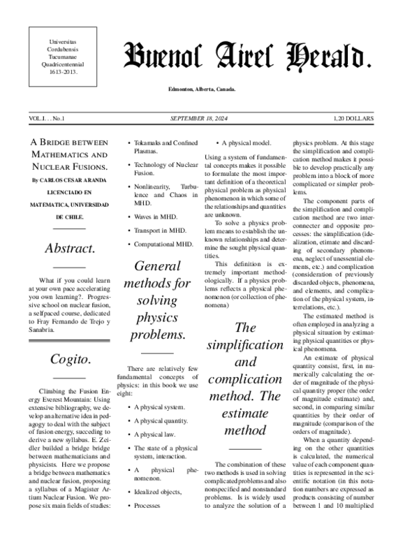 (PDF) Magister artium nuclear fusion