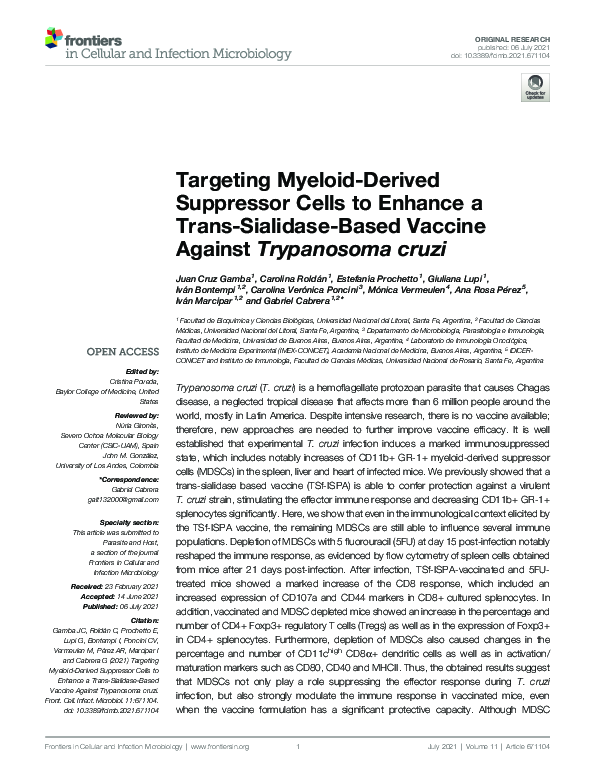 (PDF) Targeting Myeloid-Derived Suppressor Cells to Enhance a Trans ...