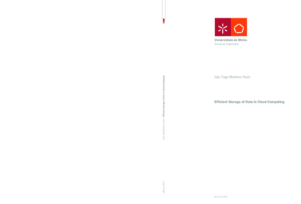 (PDF) Efficient storage of data in cloud computing