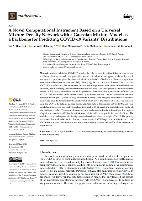 (PDF) A Novel Computational Instrument Based on a Universal Mixture ...