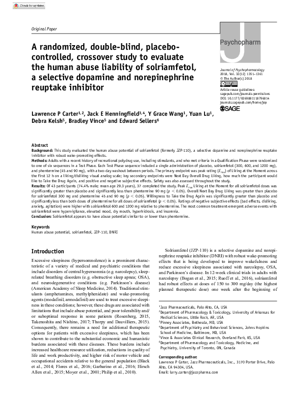(PDF) A randomized, double-blind, placebo-controlled, crossover study ...