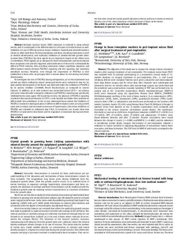 Photo inspiration: Picture Idea: Pdf Crystal Growth In Growing Bone Linking Nanostructure With