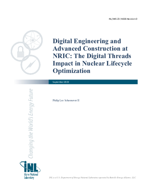 (PDF) Digital Engineering and Advanced Construction at NRIC: The ...