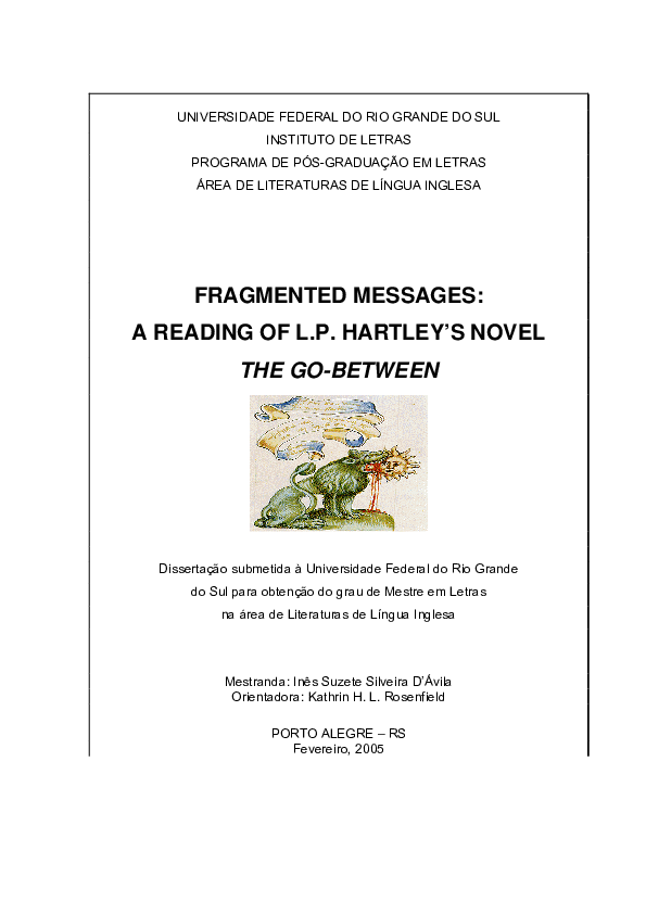 (PDF) Fragmented messages: a reading of LP Hartley's novel The go-between
