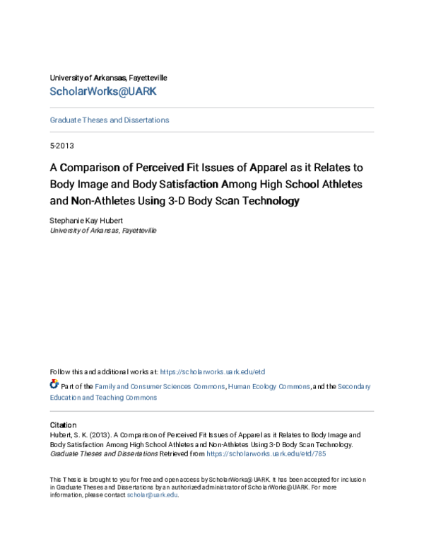 (PDF) A comparison of perceived fit issues of apparel as it relates to ...