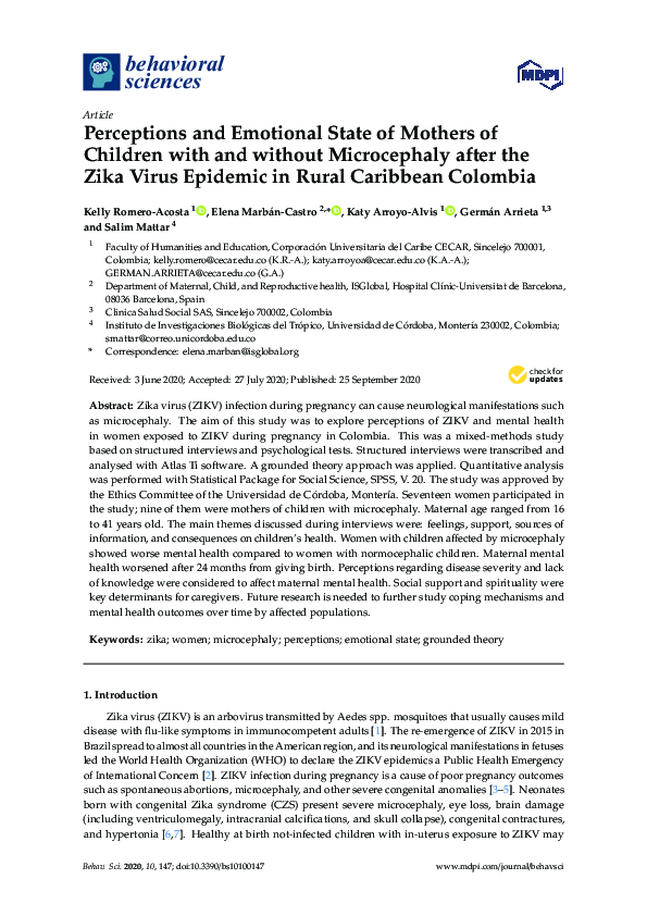 (PDF) Perceptions and Emotional State of Mothers of Children with and ...