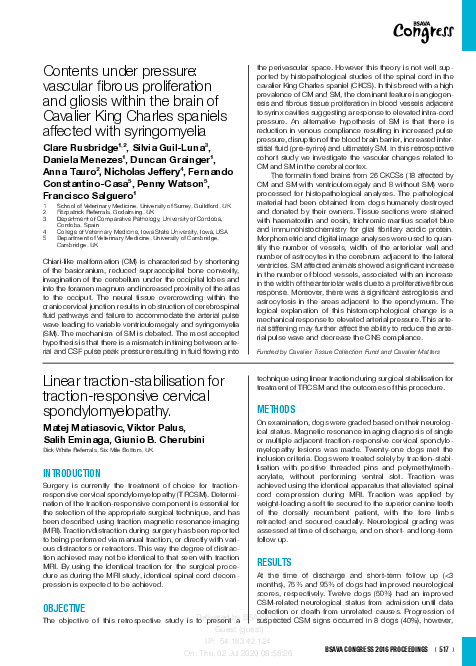 (PDF) Traction Stabilisation in Cervical Spondylomyelopathy