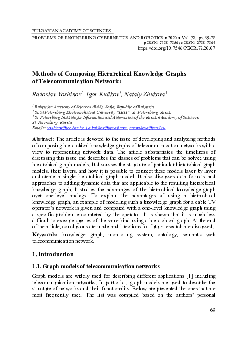 (PDF) Methods of Composing Hierarchical Knowledge Graphs of ...