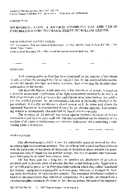 (PDF) Microdistillation: A method combining gas and liquid ...